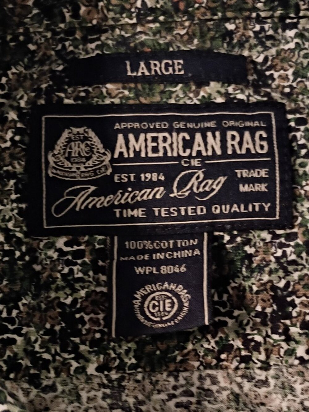 American Rag Floral Button Up